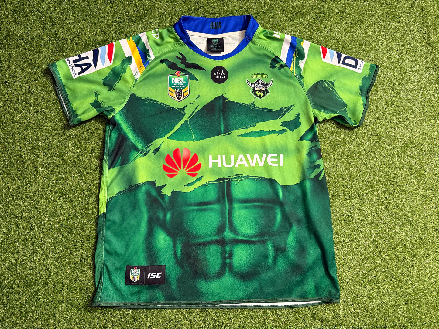 2015 Canberra Raiders Marvel Hulk Jersey (3XL)