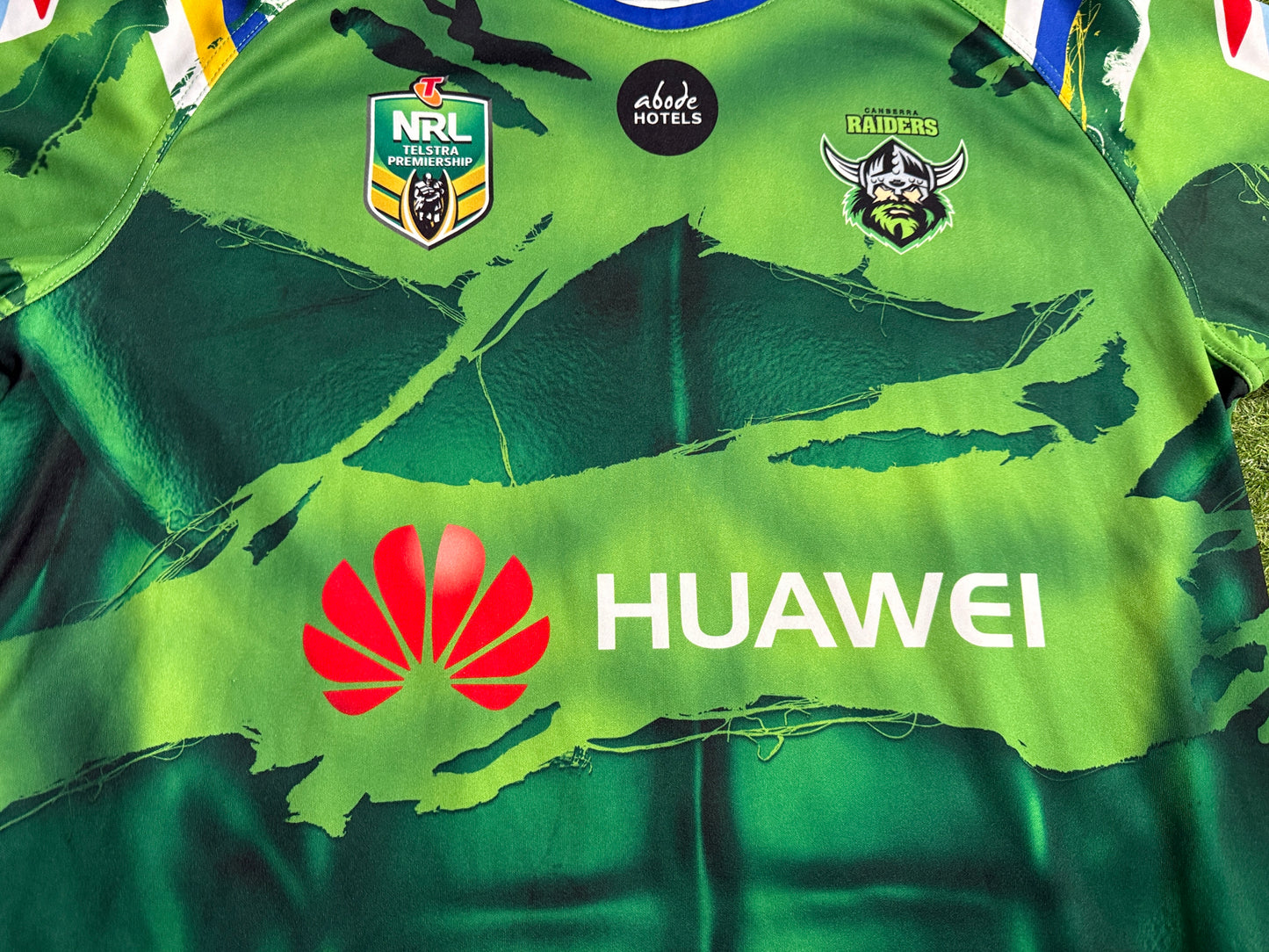 2015 Canberra Raiders Marvel Hulk Jersey (3XL)
