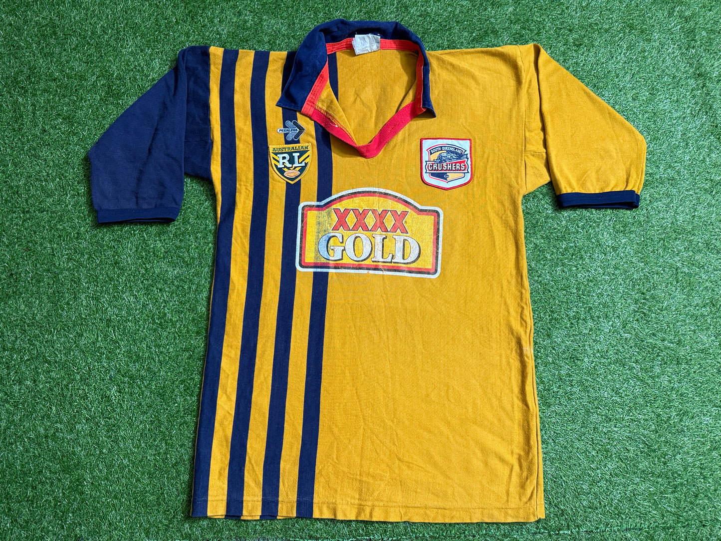 1995 South Queensland Crushers 3/4 sleeve Jersey (L)