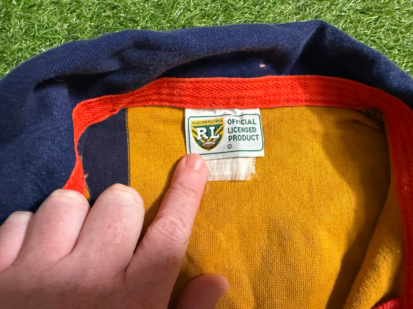 1995 South Queensland Crushers 3/4 sleeve Jersey (L)