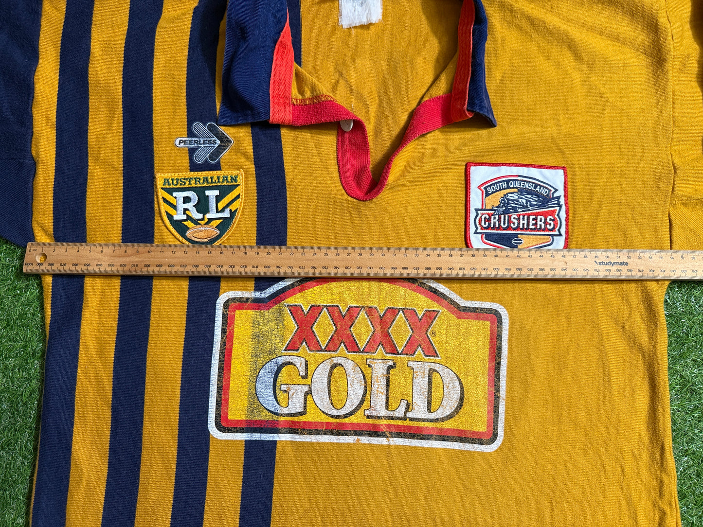 1995 South Queensland Crushers 3/4 sleeve Jersey (L)