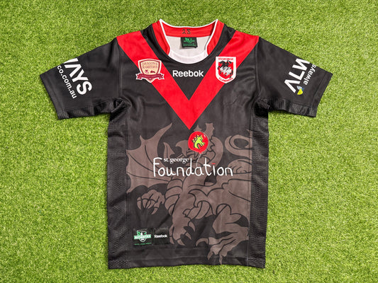 2013 St George Illawarra Dragons Charity Match player cut Jersey (S)