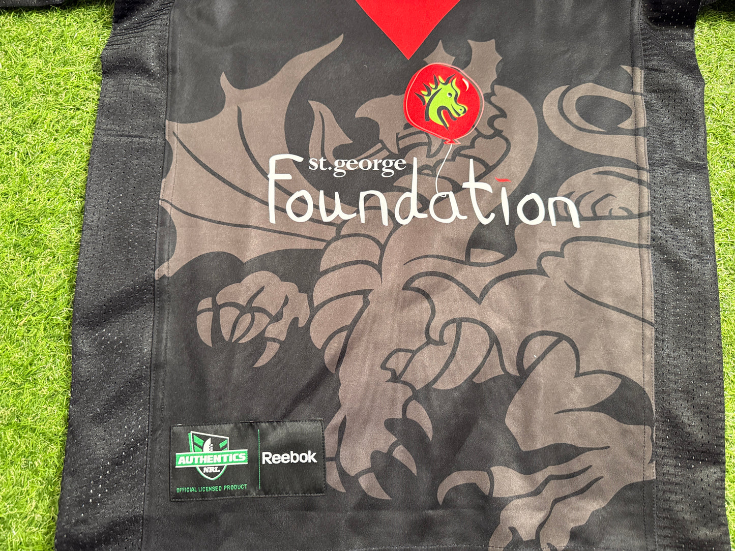 2013 St George Illawarra Dragons Charity Match player cut Jersey (S)