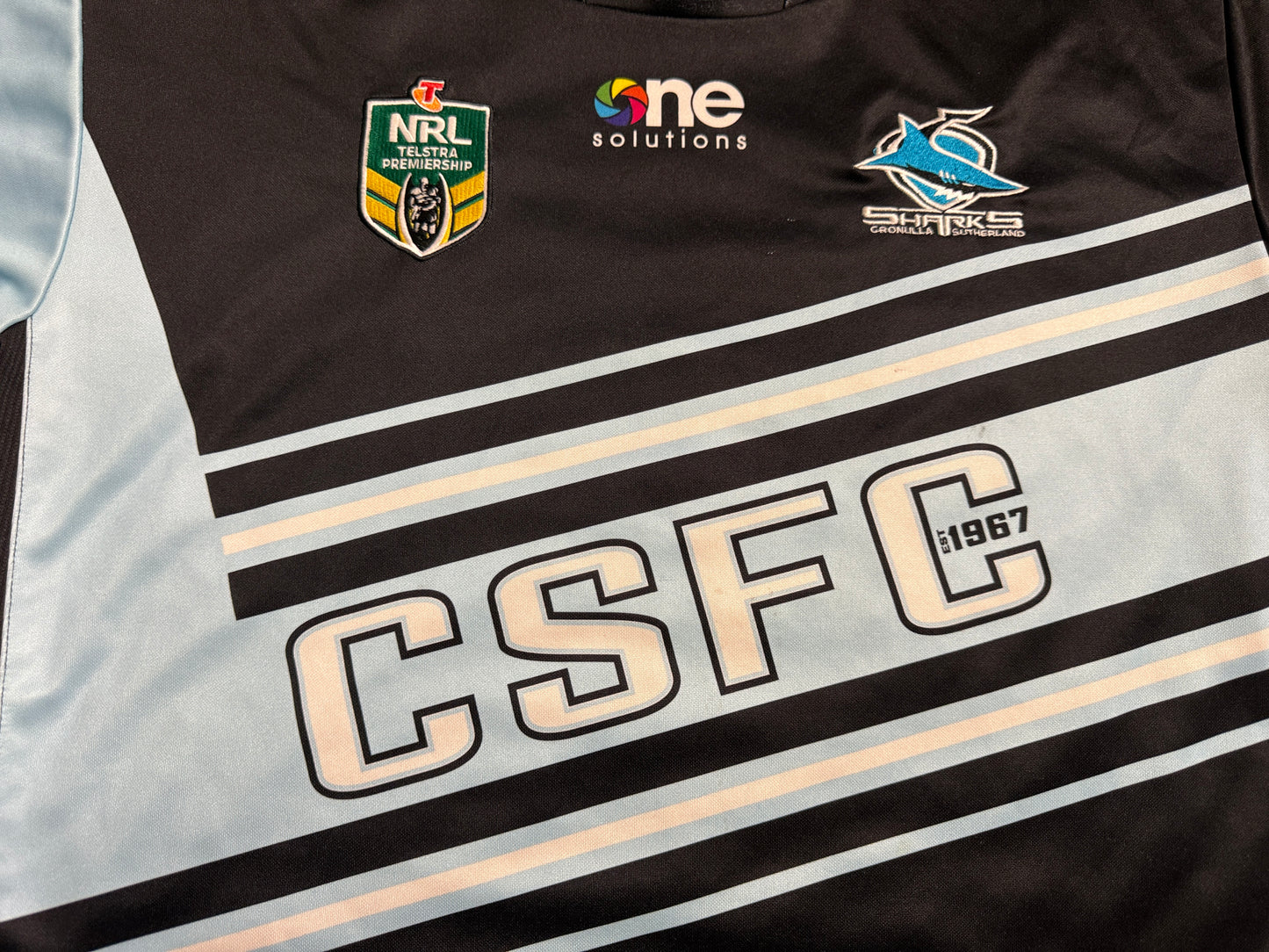 2015 Cronulla Sharks Away Jersey (XL)