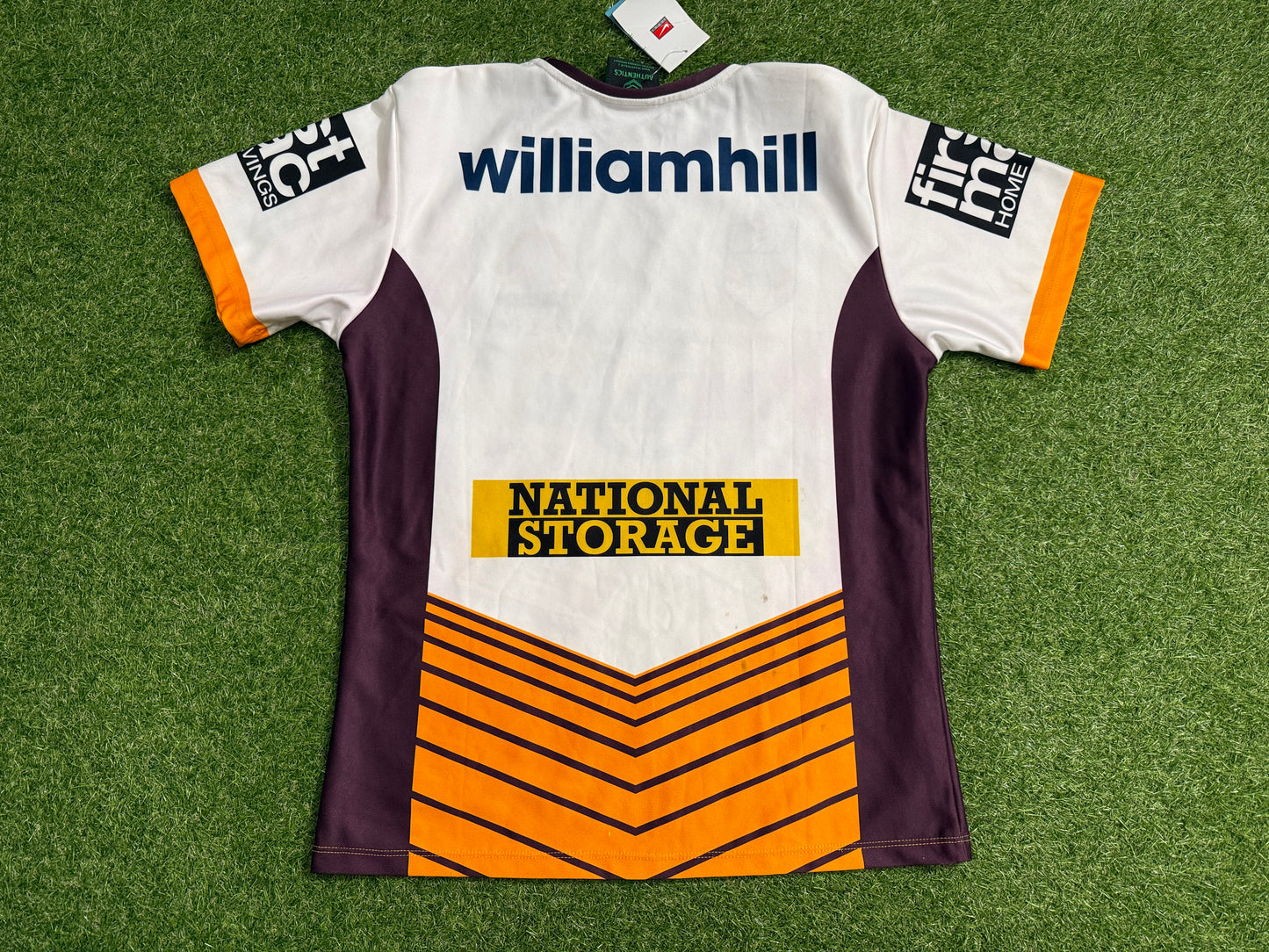 2016 Brisbane Broncos Away signed with tags (L)