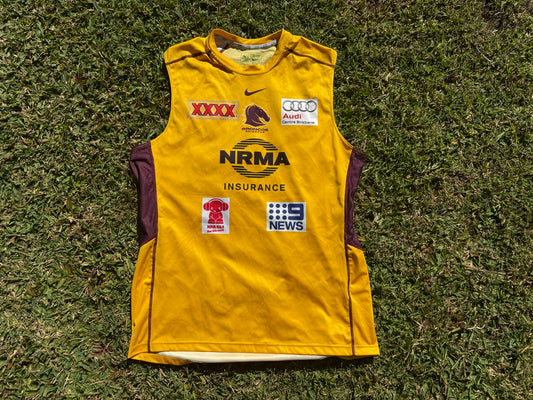2012 Brisbane Broncos Training Tank Top (M)