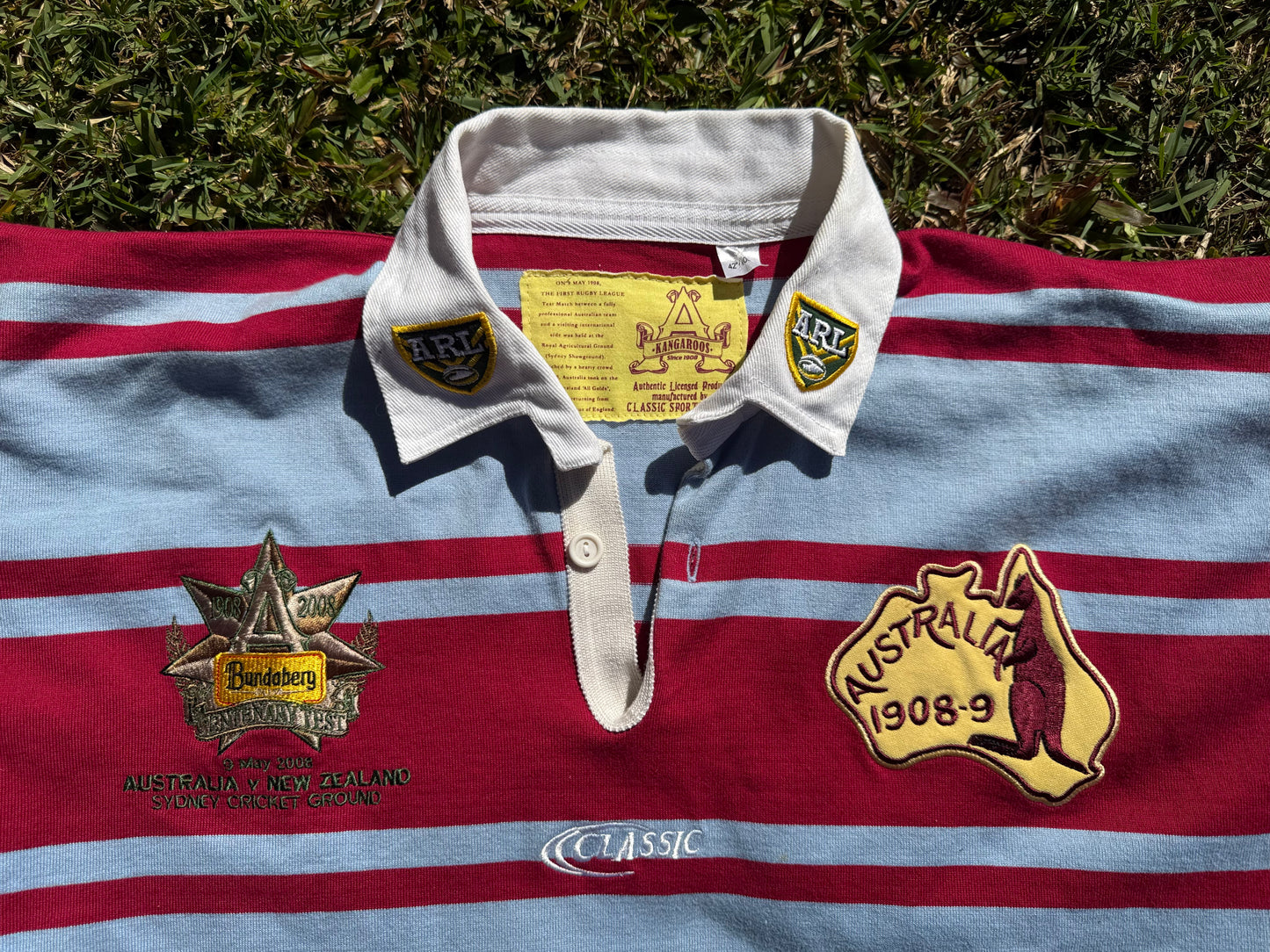 2008 Australian Kangaroos Centenary Test Jersey (L)