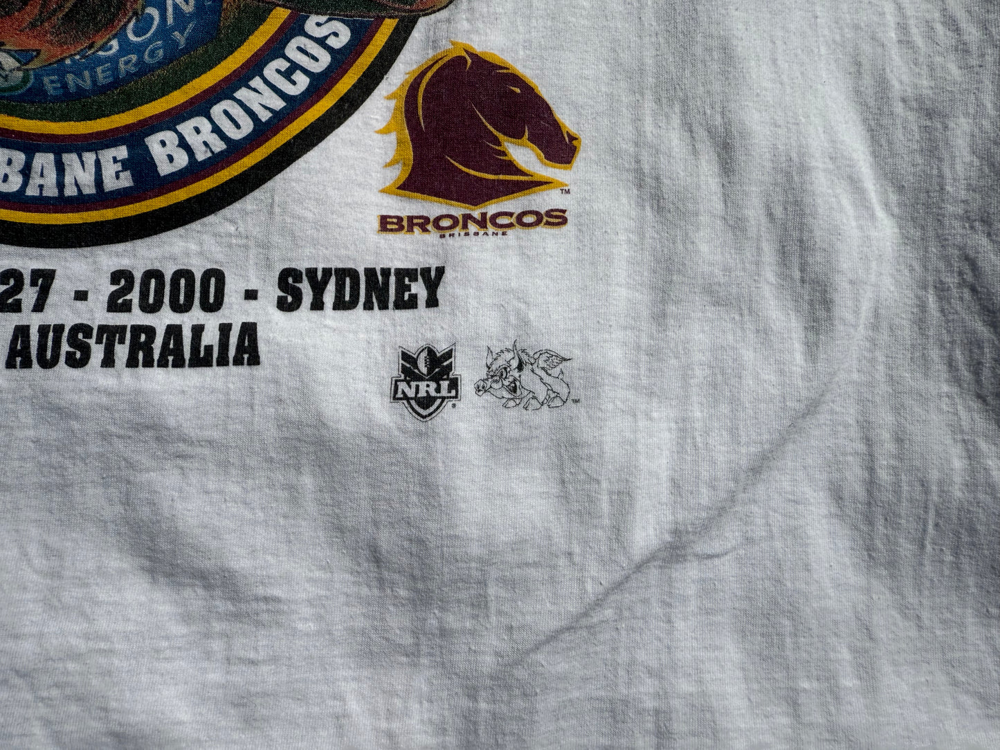 2000 Brisbane Broncos Full Boar Grand Final Tee (L)