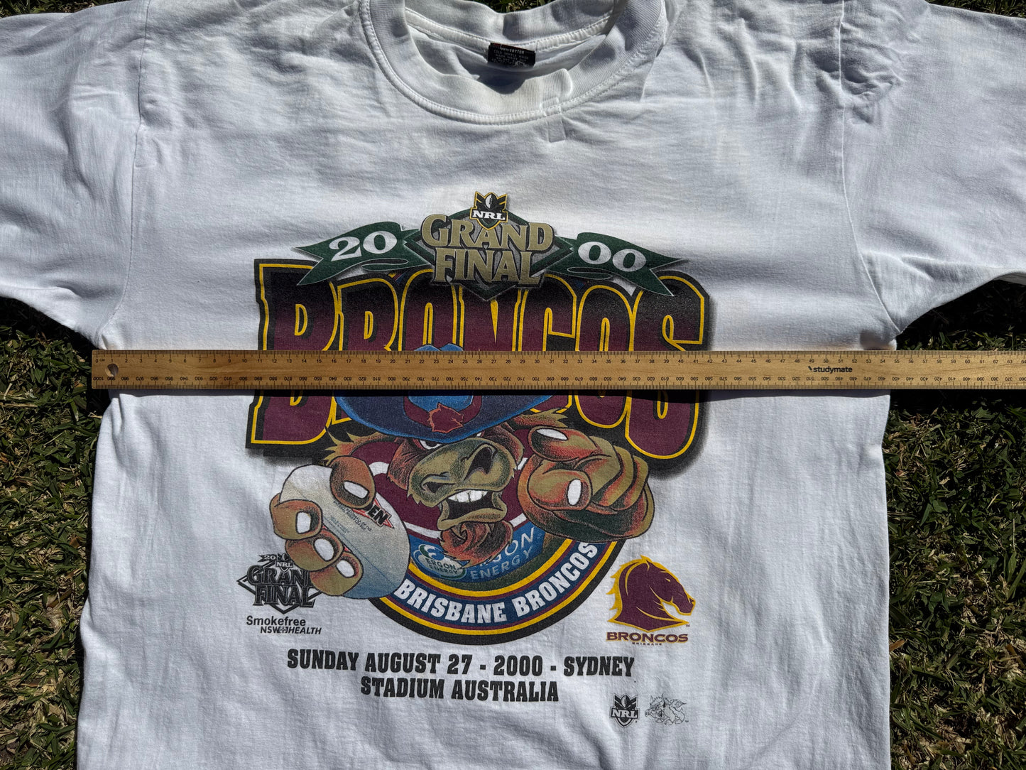 2000 Brisbane Broncos Full Boar Grand Final Tee (L)