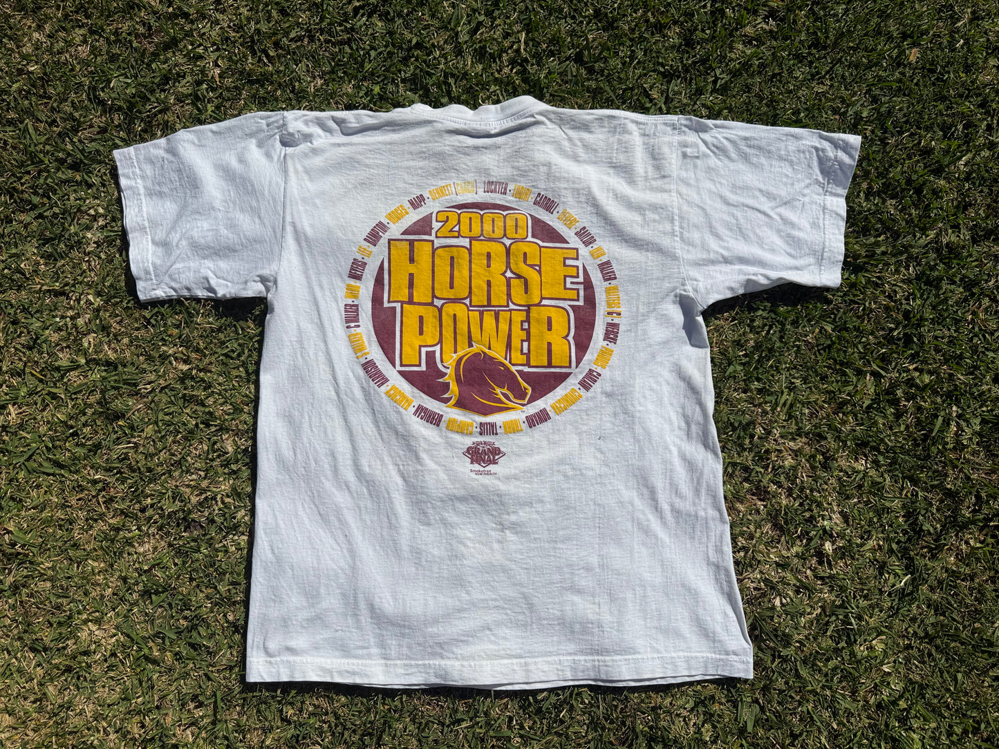 2000 Brisbane Broncos Full Boar Grand Final Tee (L)