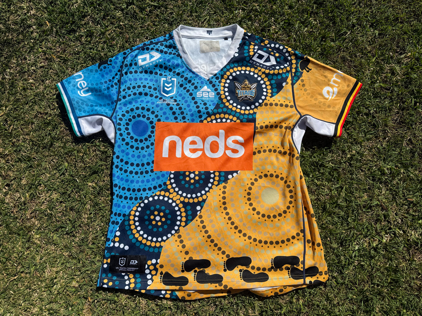 2021 Gold Coast Titans Indigenous Jersey (3XL)