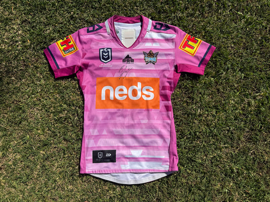 2019 Gold Coast Titans Women In League Match Worn Ryley Jacks Jersey (S)