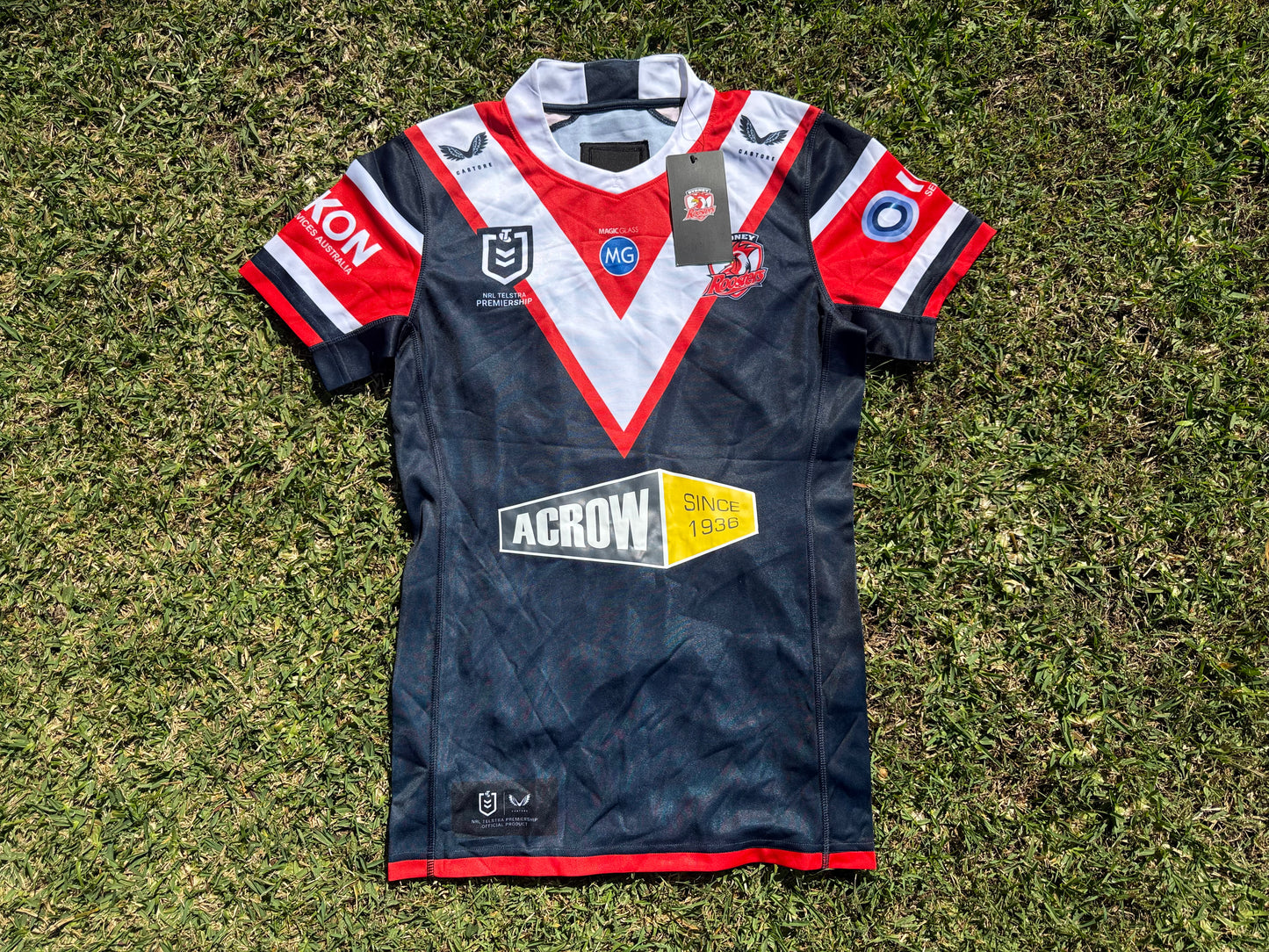 2021 Sydney Roosters Joey Manu Sponsor Jersey (M)