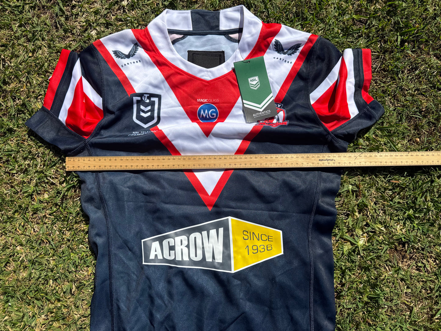 2021 Sydney Roosters Joey Manu Sponsor Jersey (M)