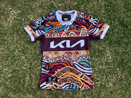2023 Brisbane Broncos Indigenous Selwyn Cobbo Match Issue (M)