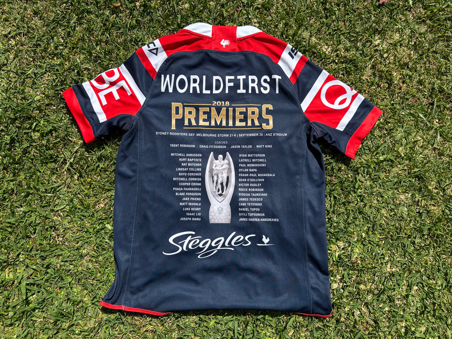 2018 Sydney Roosters Premiers Jersey (L)