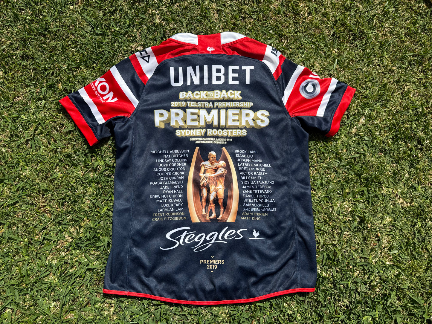 2019 Sydney Roosters Premiers Jersey (XL)