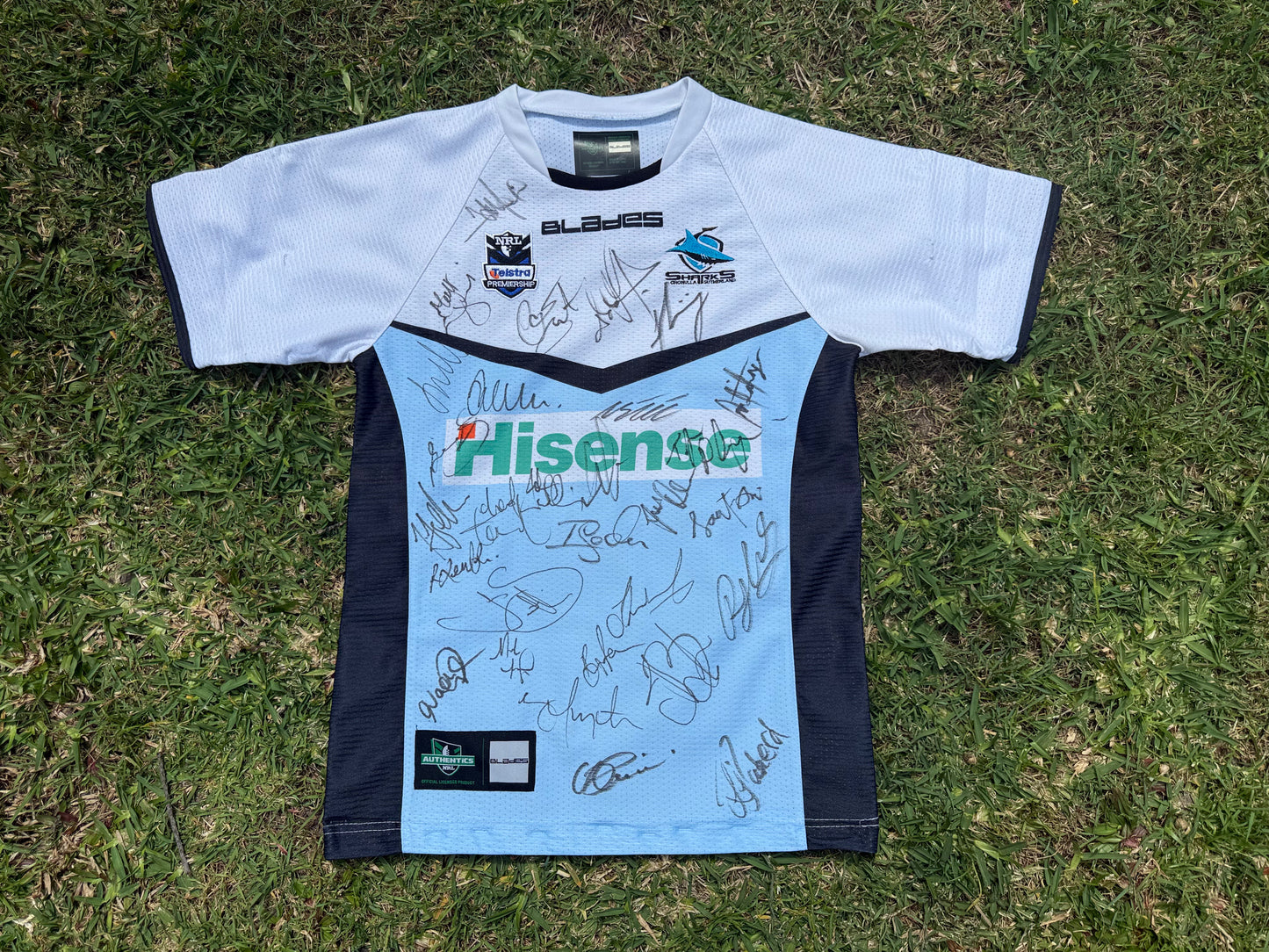 2011 Cronulla Sharks Home Signed Jersey (S)