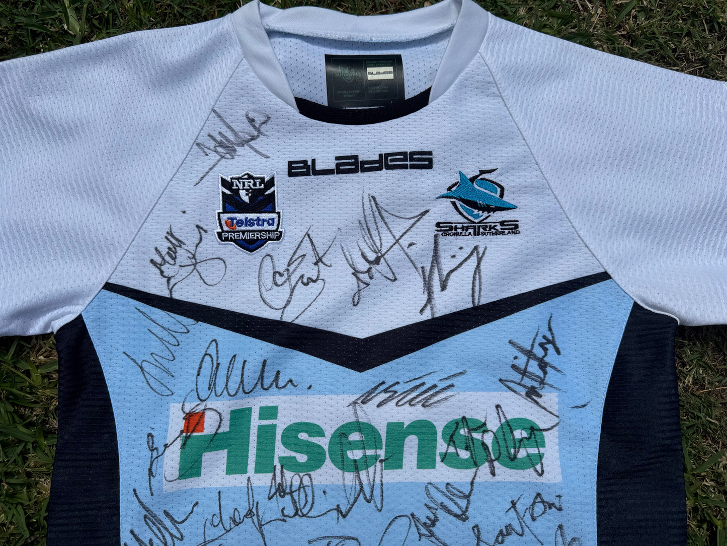 2011 Cronulla Sharks Home Signed Jersey (S)