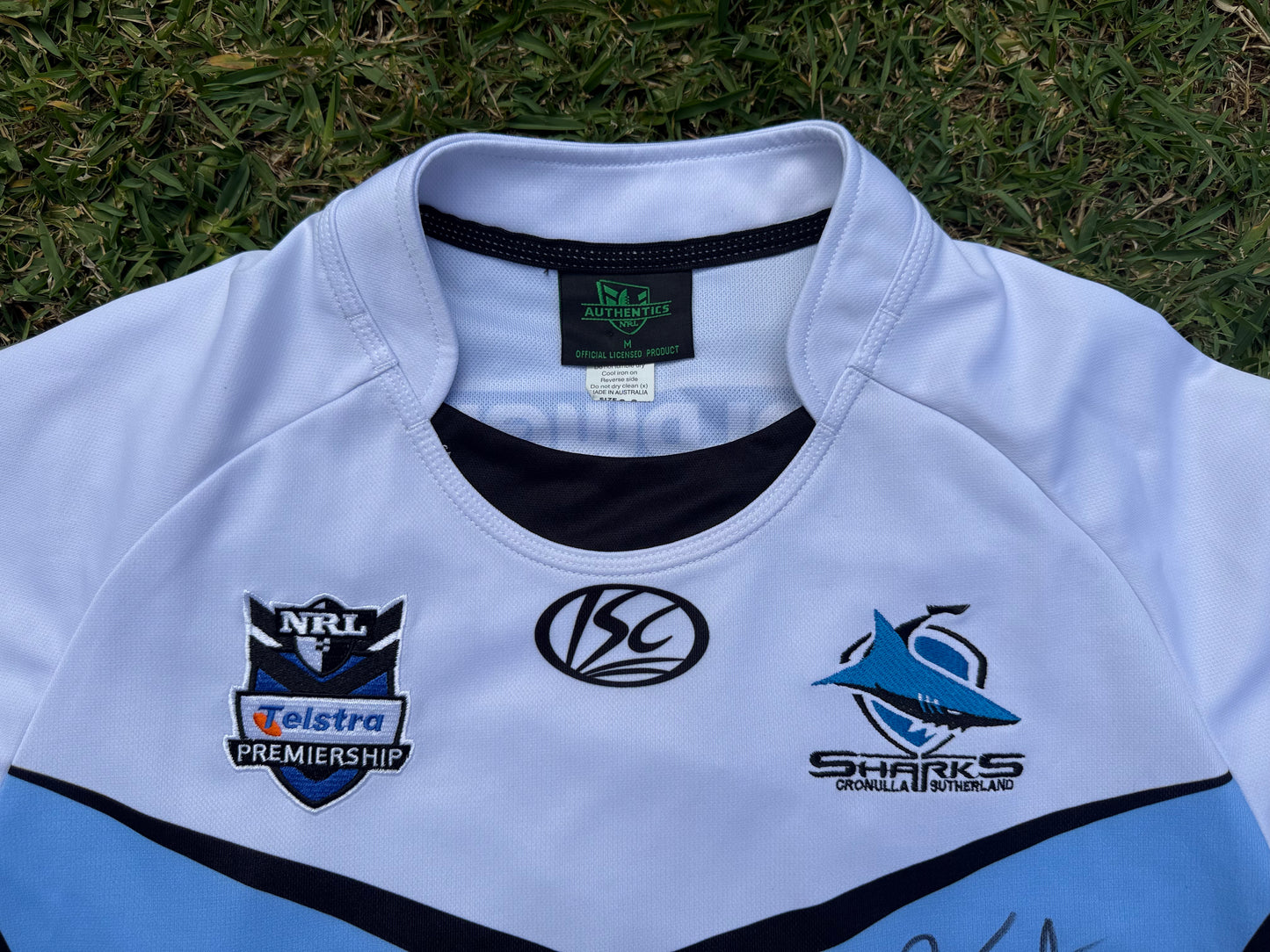 2010 Cronulla Sharks Home Signed Jersey (M)