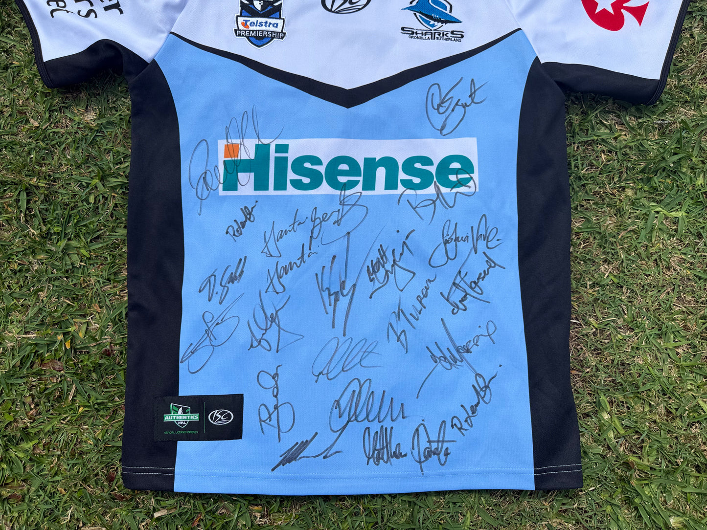 2010 Cronulla Sharks Home Signed Jersey (M)
