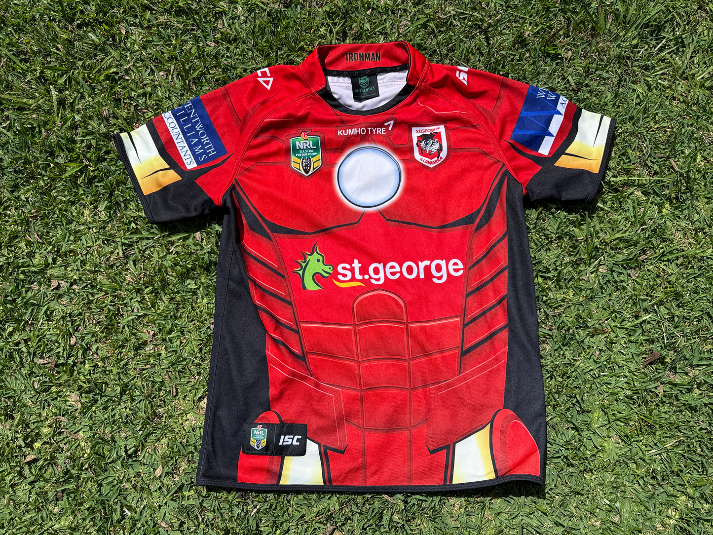 2014 St George Illawarra Ironman Marvel Jersey (XL)