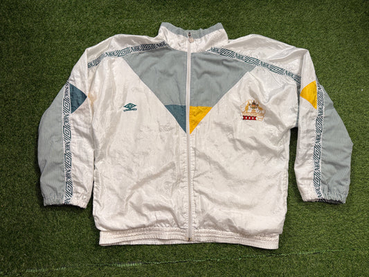 1992/93 Australian Kangaroos white Umbro Jacket (L-XL)