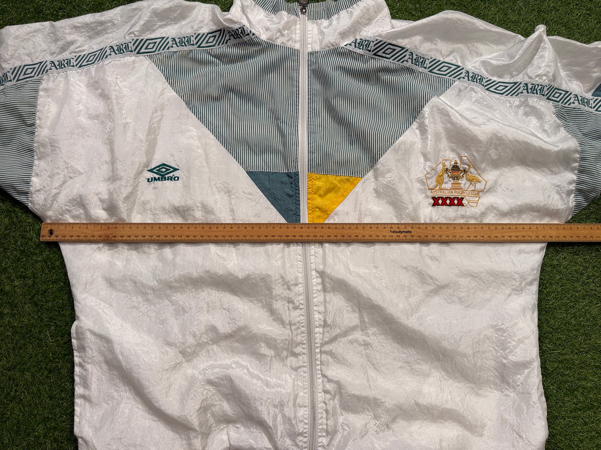 1992/93 Australian Kangaroos white Umbro Jacket (L-XL)