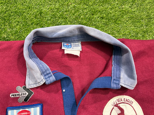 1993 Manly Sea Eagles Home Long Sleeve Jersey (M)