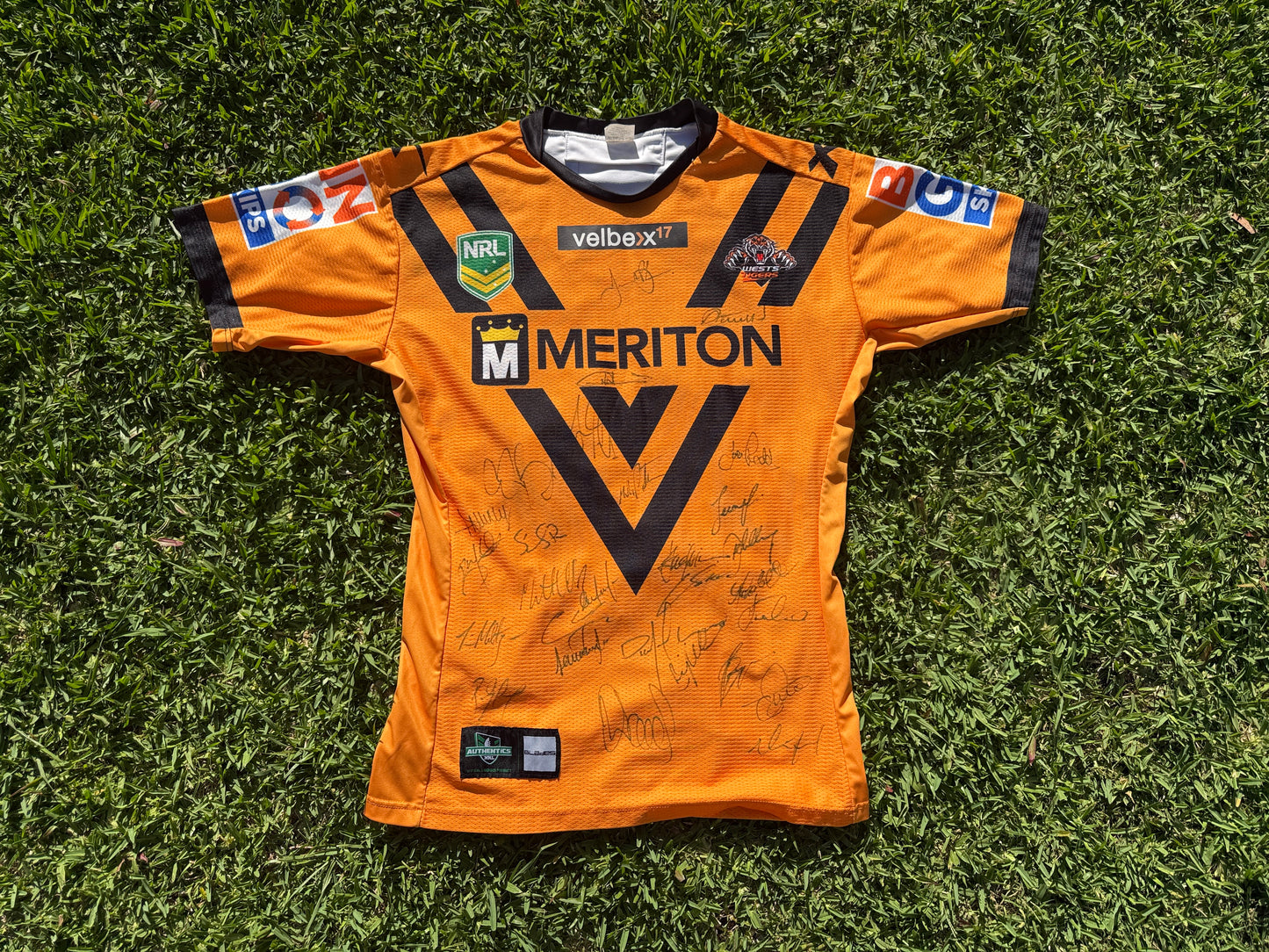 2013 Wests Tigers Heritage Match Issue - Ava Seumanufagai Jersey (XL)