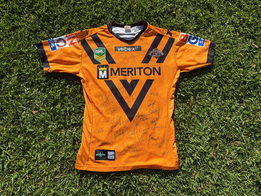 2013 Wests Tigers Heritage Match Issue - Ava Seumanufagai Jersey (XL)