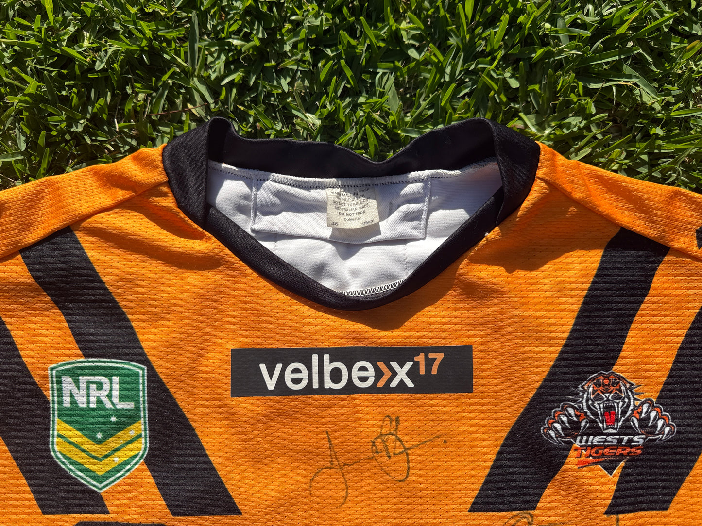 2013 Wests Tigers Heritage Match Issue - Ava Seumanufagai Jersey (XL)