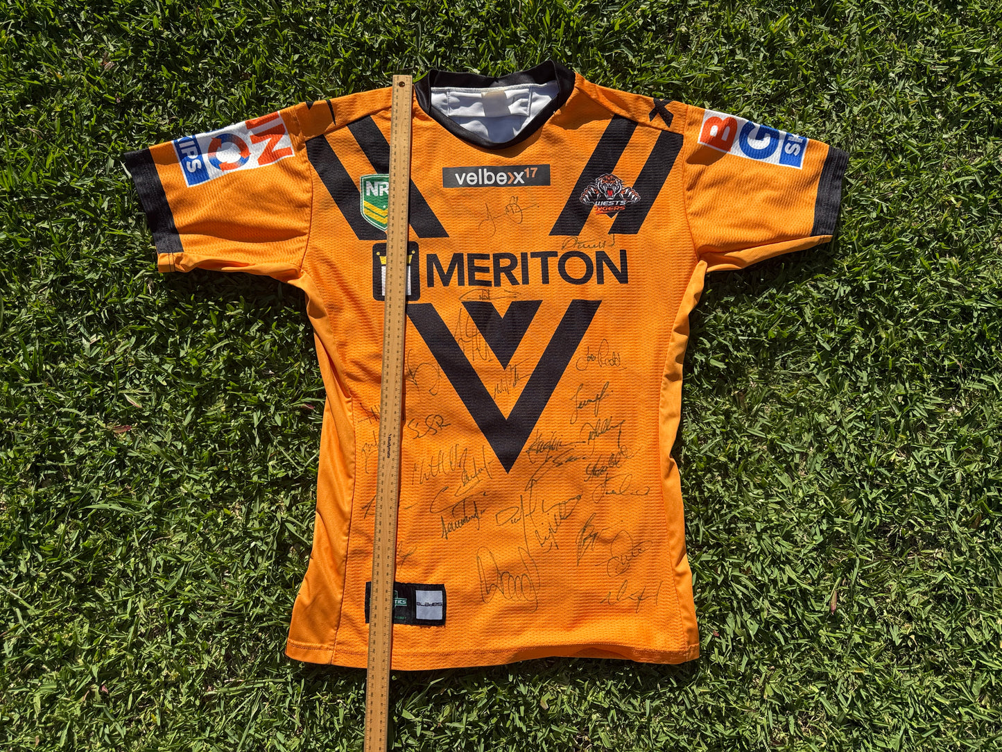 2013 Wests Tigers Heritage Match Issue - Ava Seumanufagai Jersey (XL)