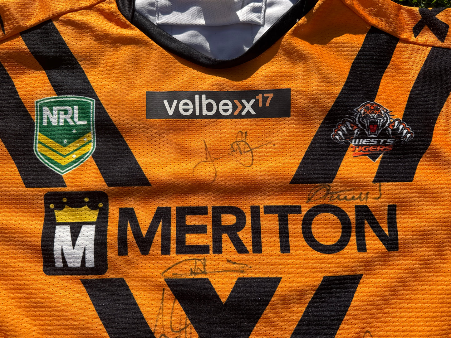 2013 Wests Tigers Heritage Match Issue - Ava Seumanufagai Jersey (XL)