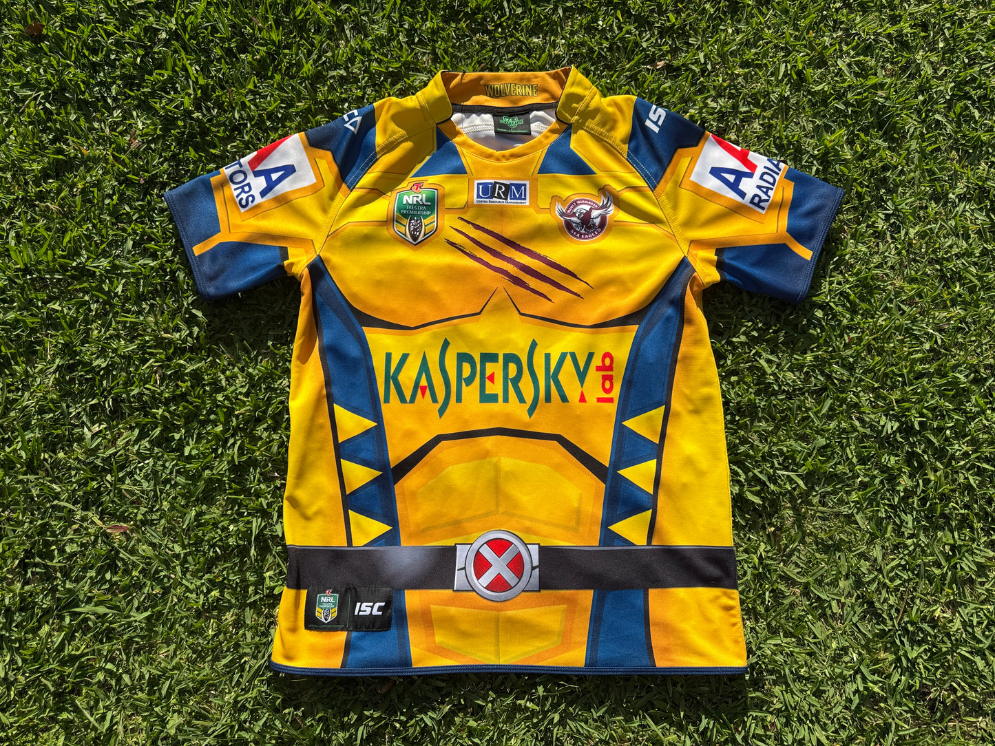 2014 Manly SeaEagles Wolverine Marvel Jersey (L)