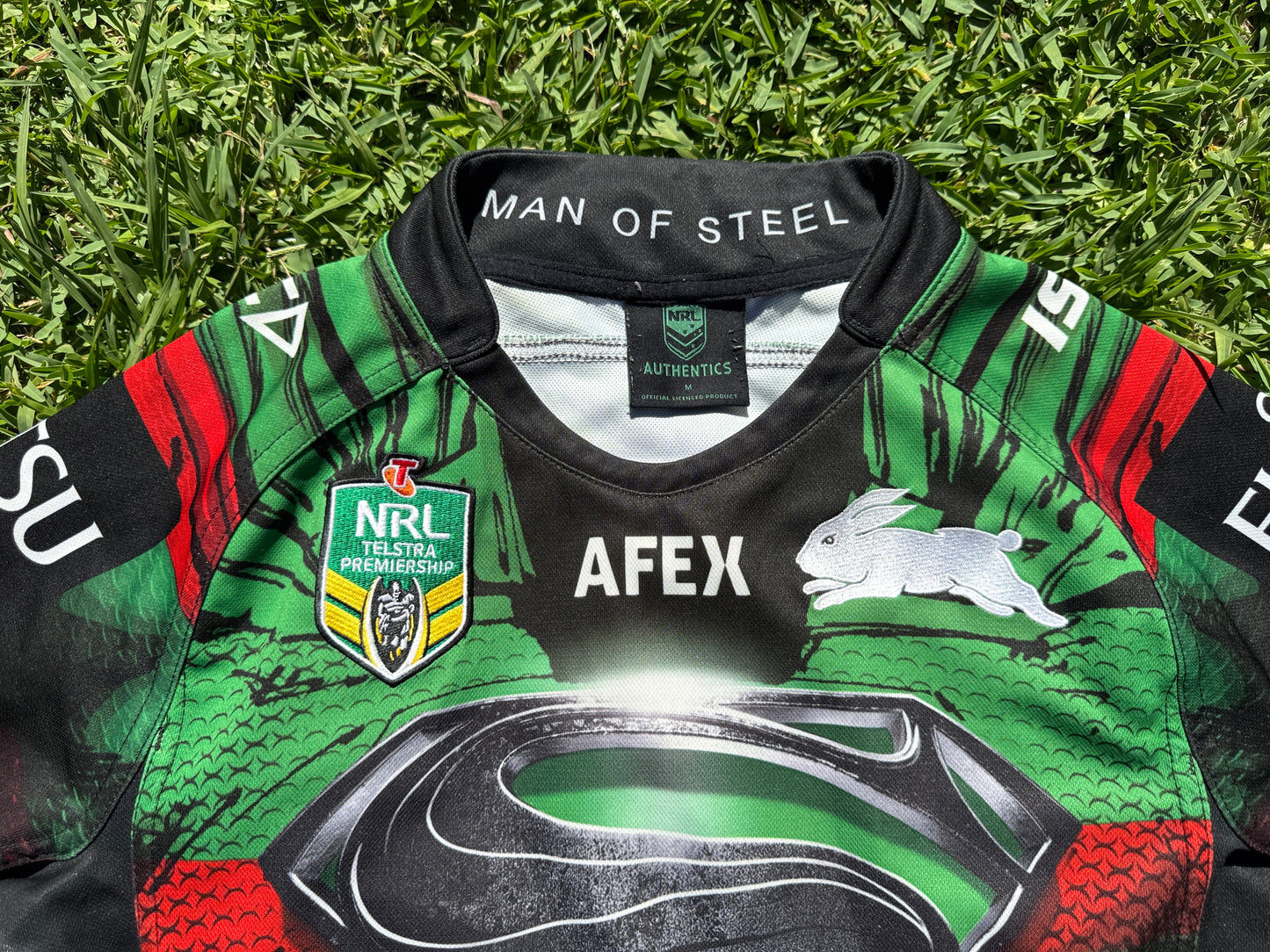 2014 South Sydney Rabbitohs Superman Jersey (L)