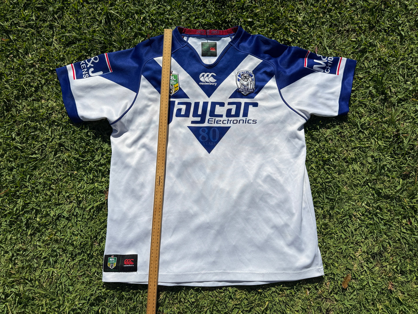 2015 Canterbury Bankstown Bulldogs Anniversary Home Jersey (4XL)