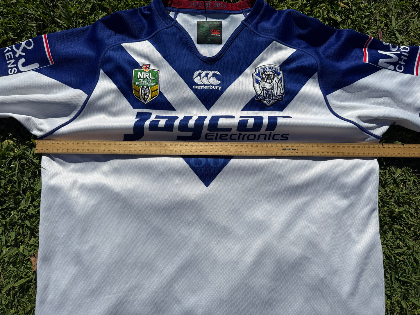 2015 Canterbury Bankstown Bulldogs Anniversary Home Jersey (4XL)