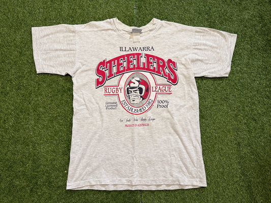 Illawarra Steelers Full Boar Tee (L)