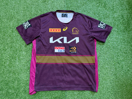 2022 Brisbane Broncos Training Tee (4XL)