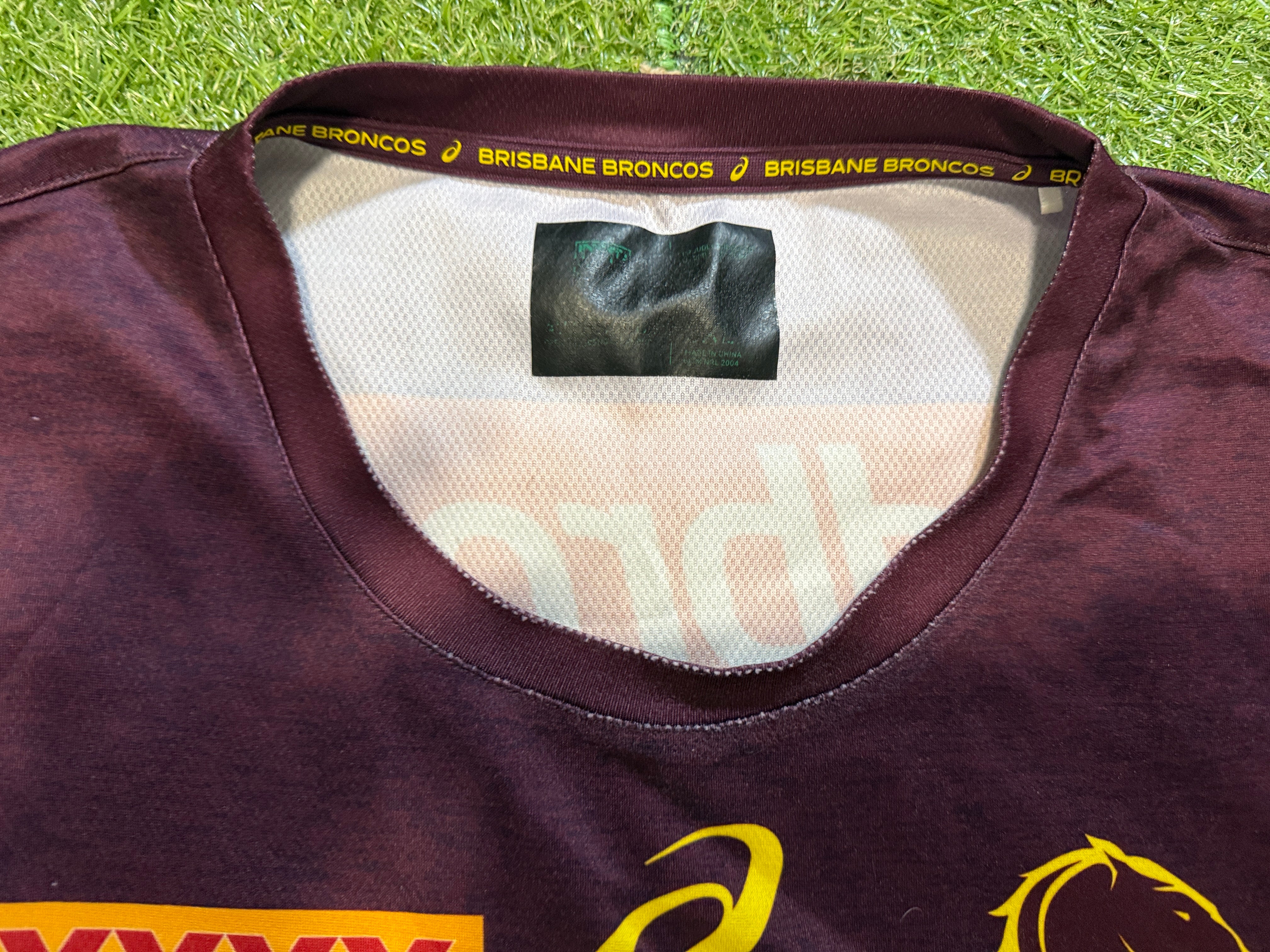 2022 Brisbane Broncos Training Tee (4XL) – Retro Rugba Leeg