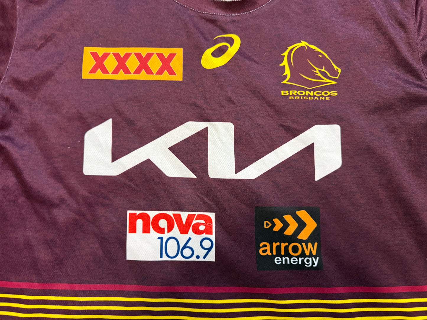 2022 Brisbane Broncos Training Tee (4XL)