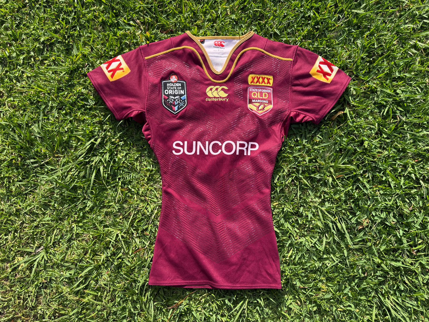 2017 QLD Maroons Player Cut Jersey (S)