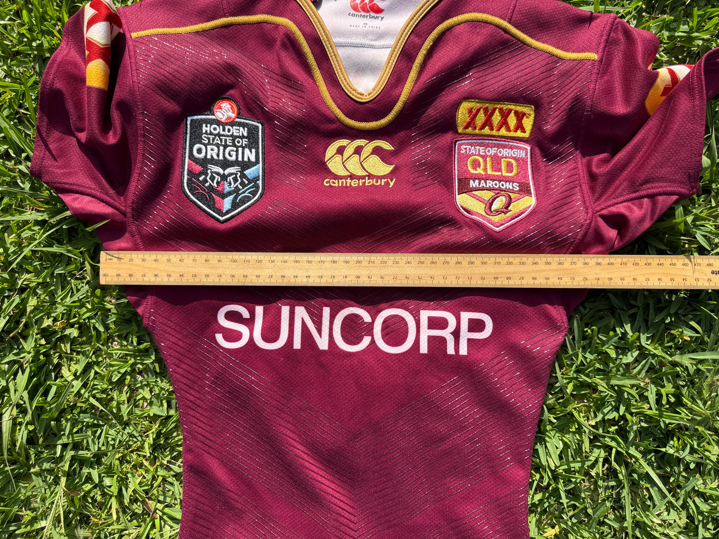 2017 QLD Maroons Player Cut Jersey (S)