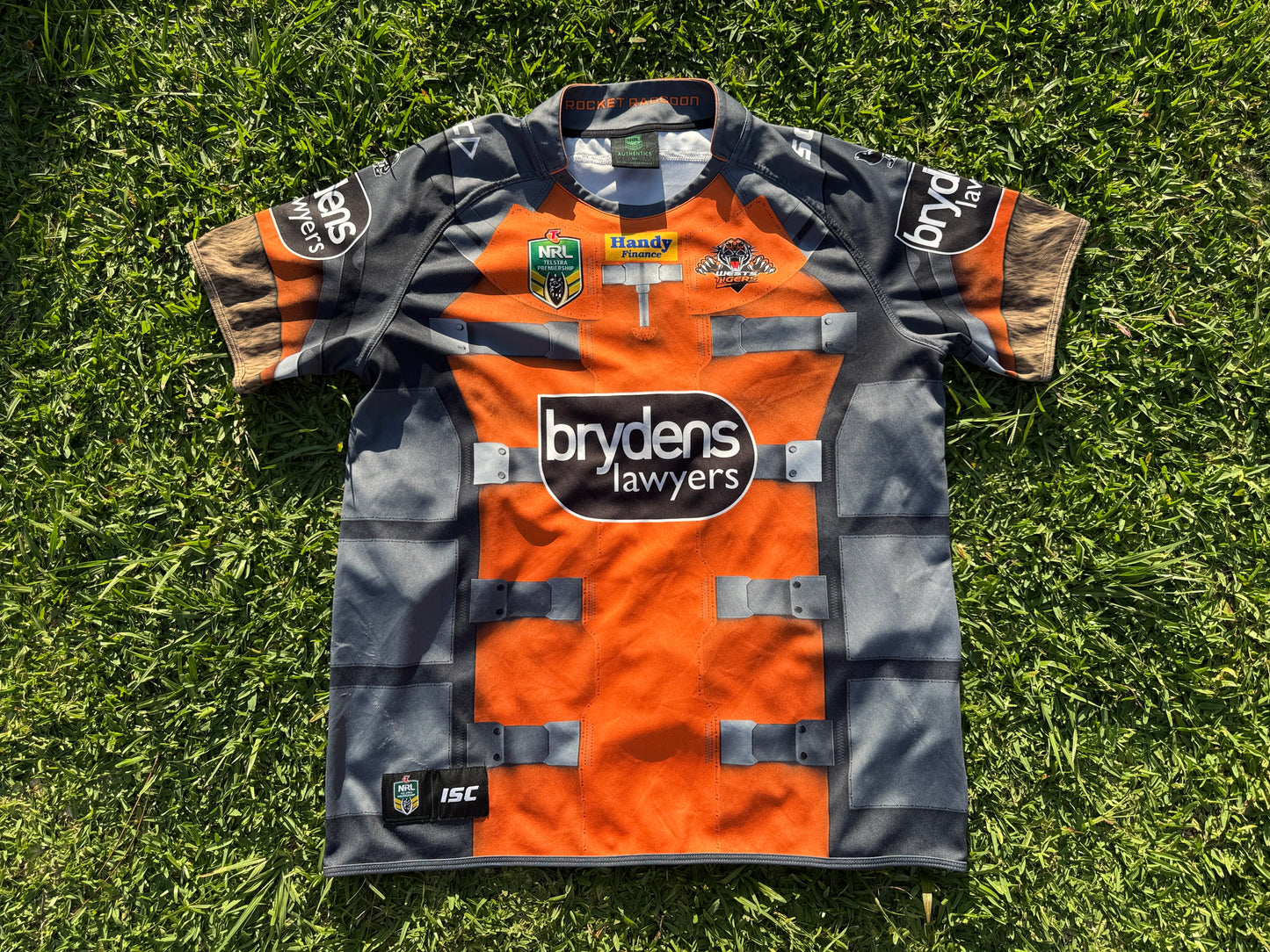 2017 Wests Tigers Marvel Rocket Racoon Jersey (3XL)