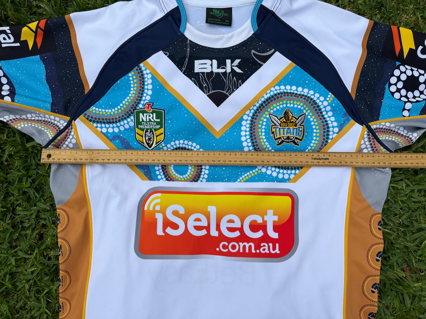 2014 Gold Coast Titans Indigenous Jersey (2XL)