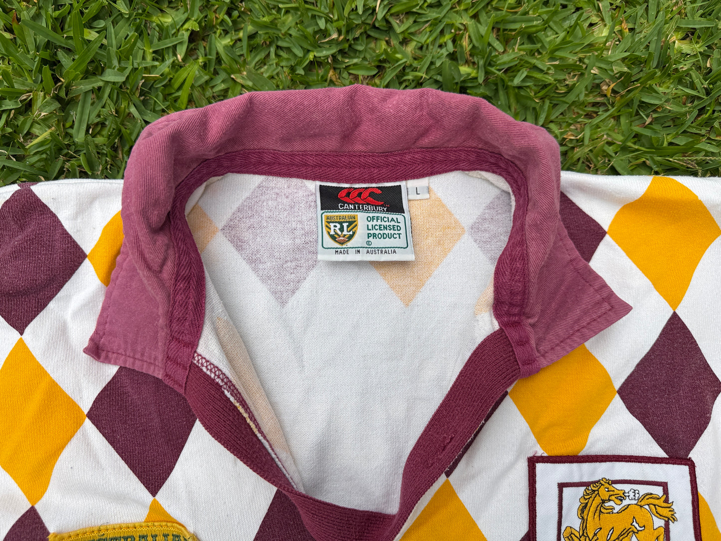 1995 Brisbane Broncos Diamond Away Jersey (XL)