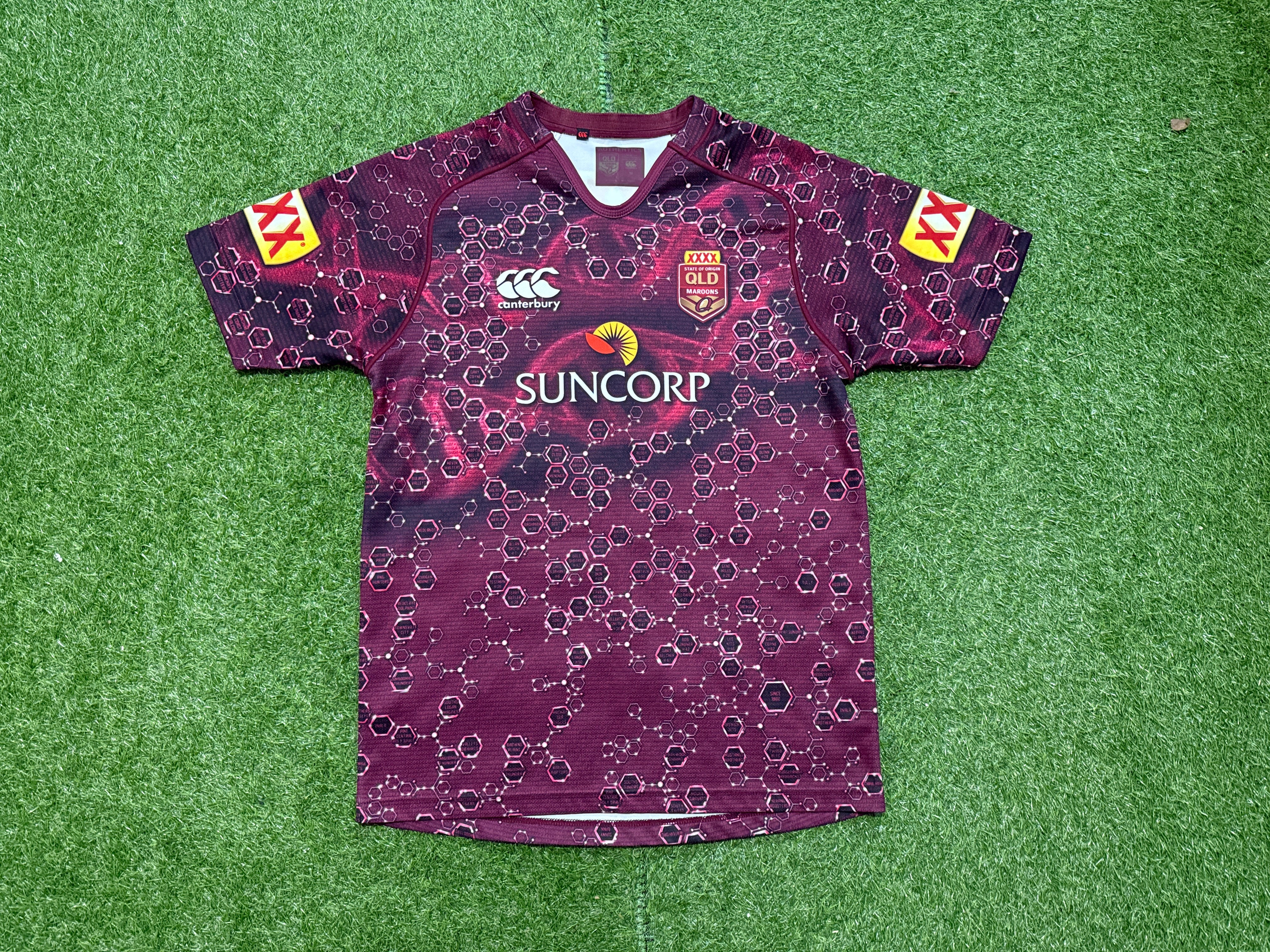 2015 QLD Maroons training Jersey (M) – Retro Rugba Leeg