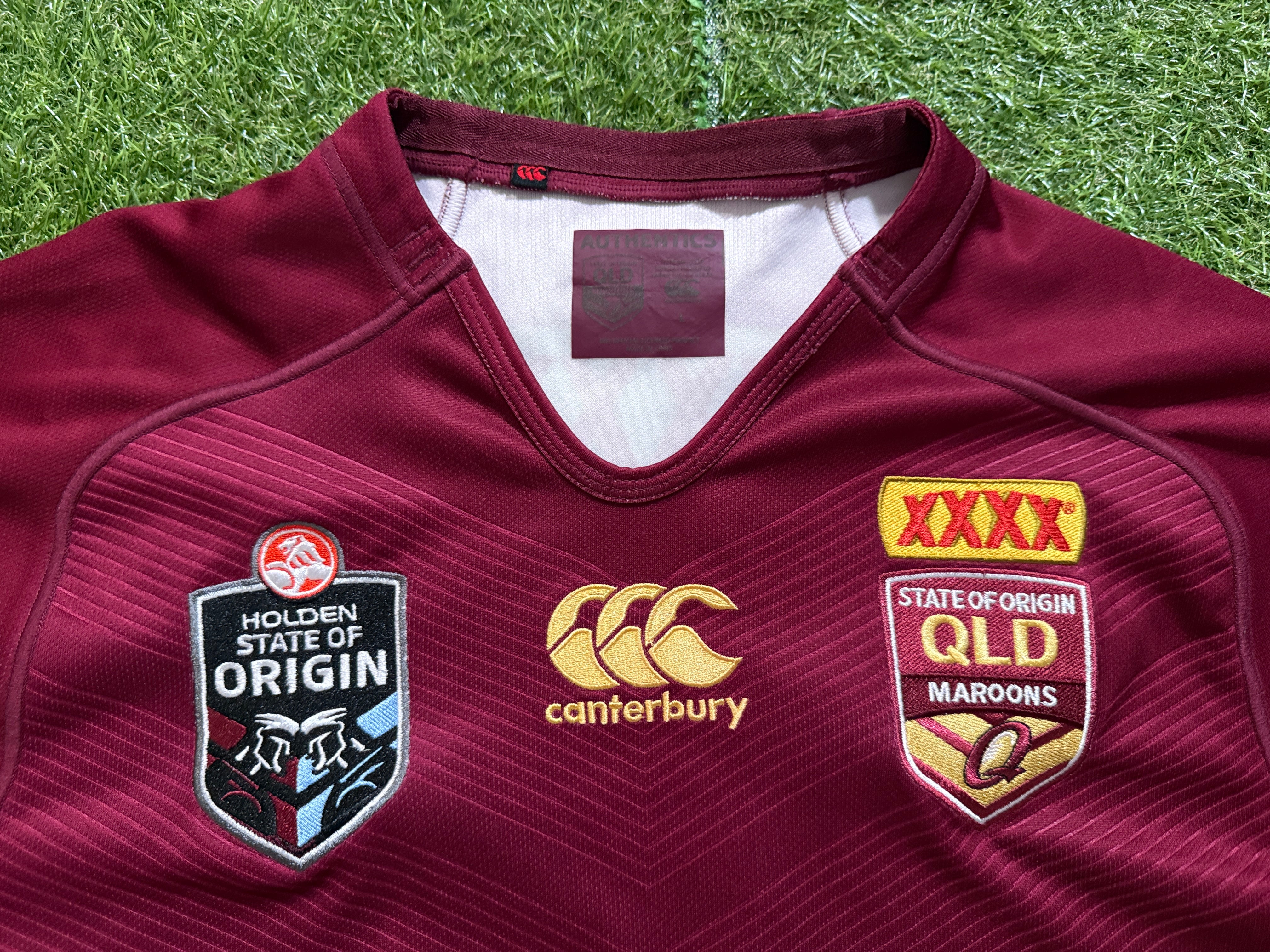 2015 QLD Maroons Jersey (L) – Retro Rugba Leeg