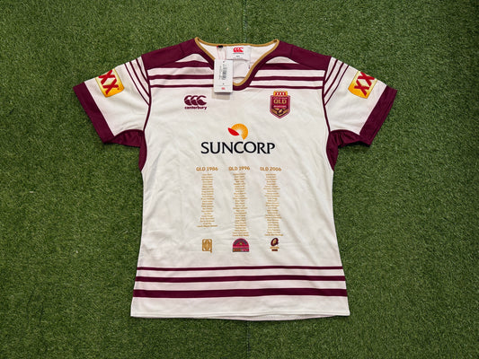 2016 QLD Maroons Player Issue Captains Run Jersey BNWT (XL)
